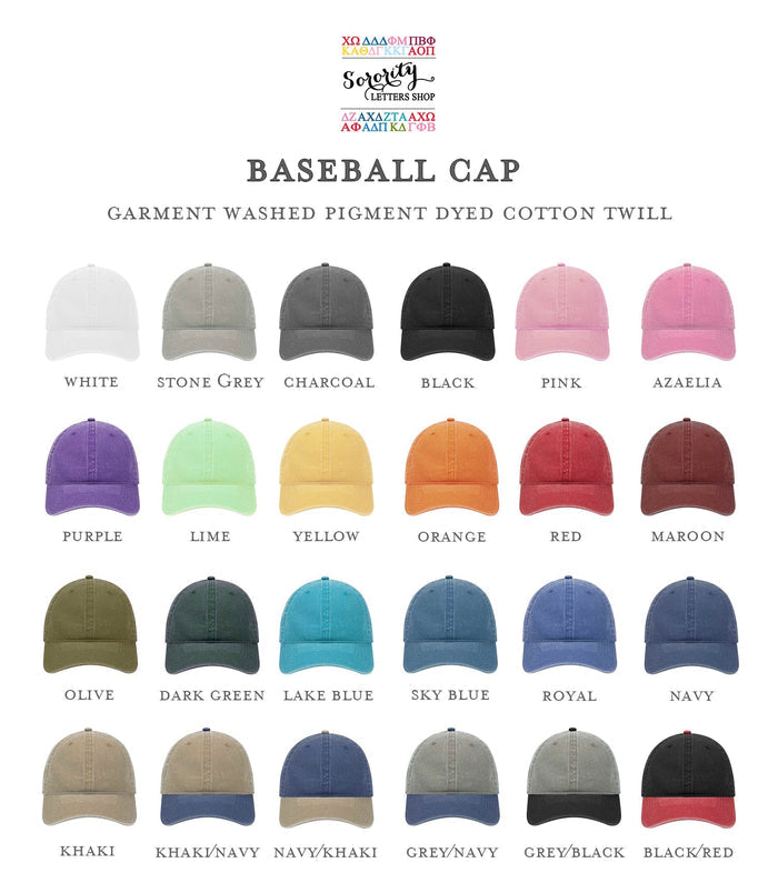 Beta Upsilon Chi Beach Washed Hat - Shield