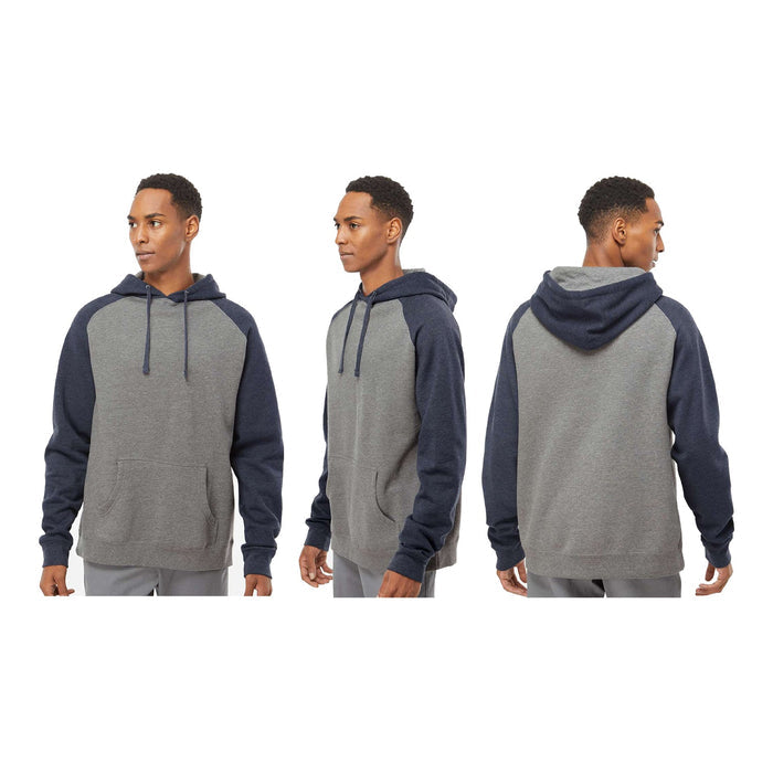 Beta Upsilon Chi Raglan Hooded Sweatshirt