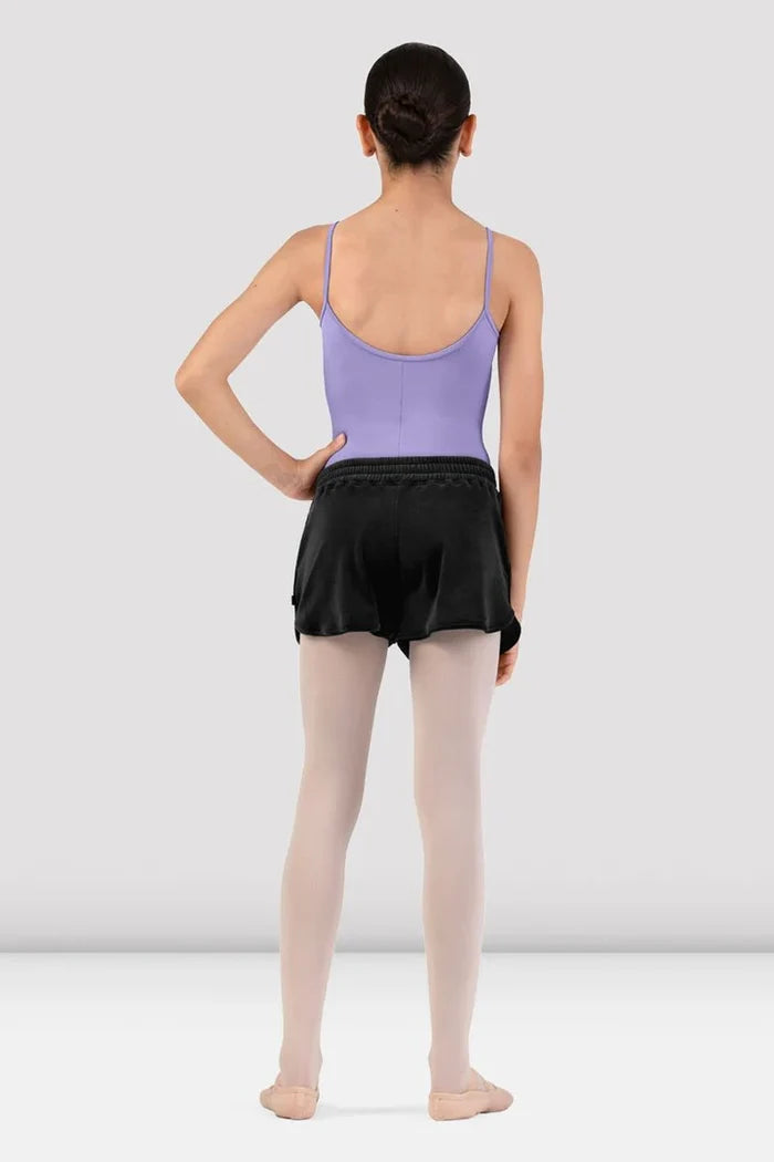 Bloch Kids Kelly Velvet Short, Black CR90008