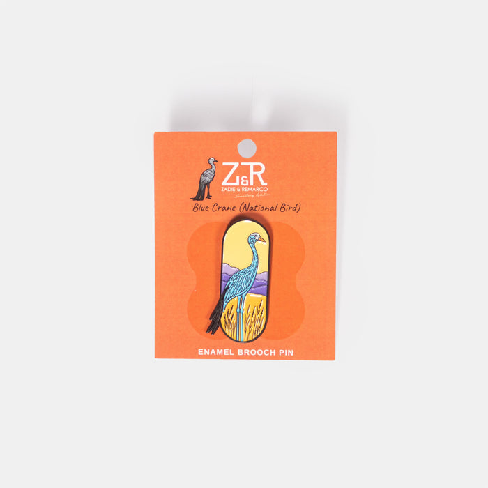 Blue Crane Pin