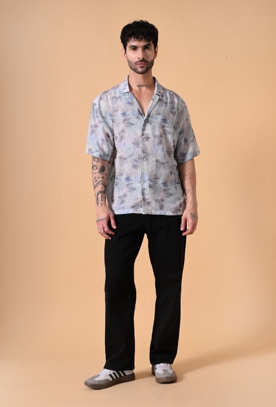 textured summer shirt men premium