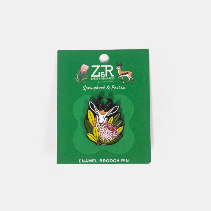 Bokkie Protea Pin