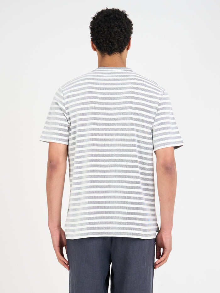 Box T-Shirt Holmes Cream/Navy