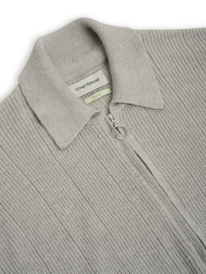 Brice Half Zip Jumper Overton Oatmeal