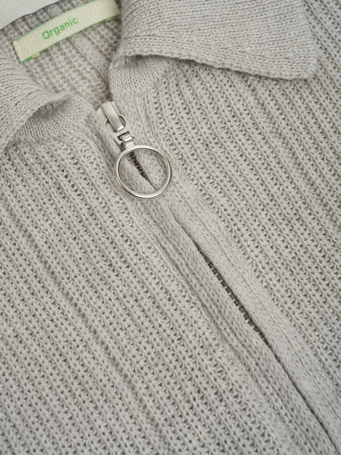 Brice Half Zip Jumper Overton Oatmeal