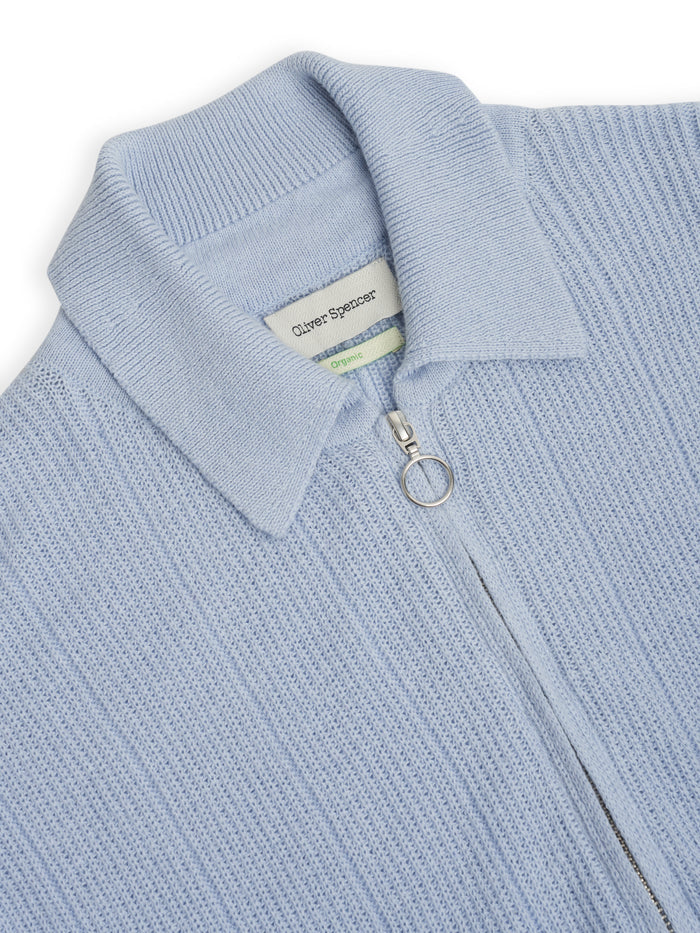 Brice Half Zip Jumper Overton Sky Blue