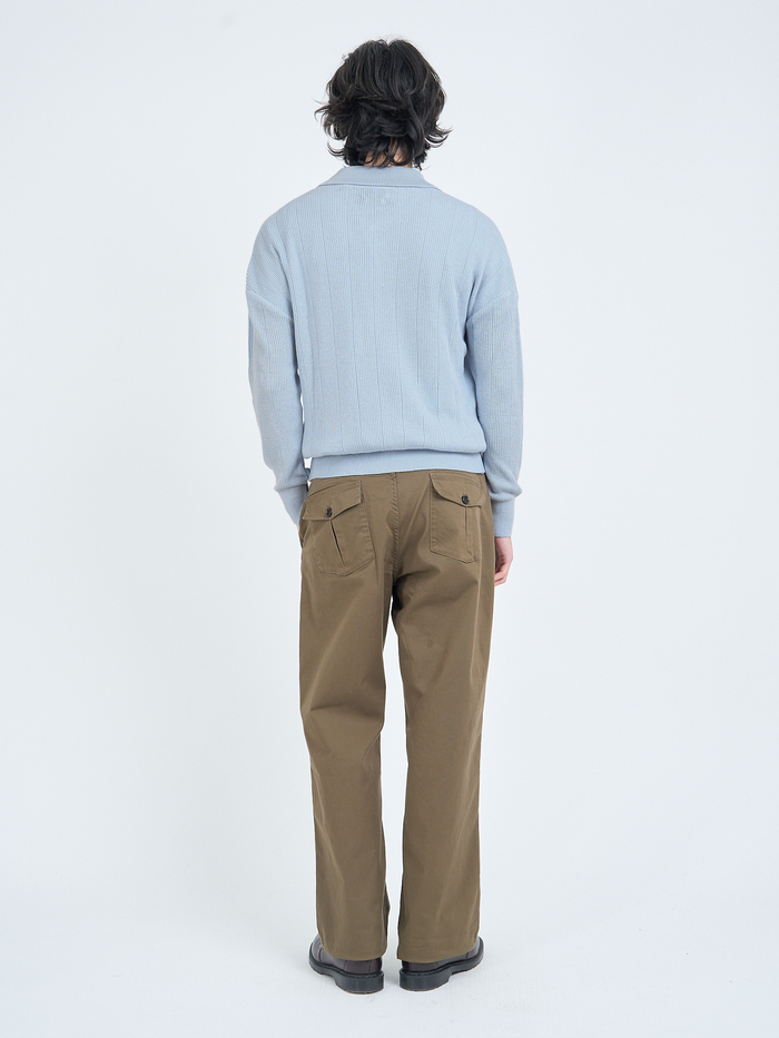 Brice Half Zip Jumper Overton Sky Blue