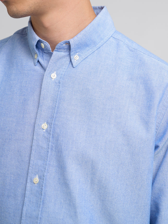 Brook Button Down Shirt Brecon Oxford Blue