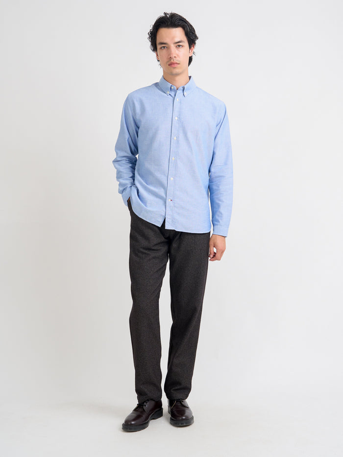 Brook Button Down Shirt Brecon Oxford Blue