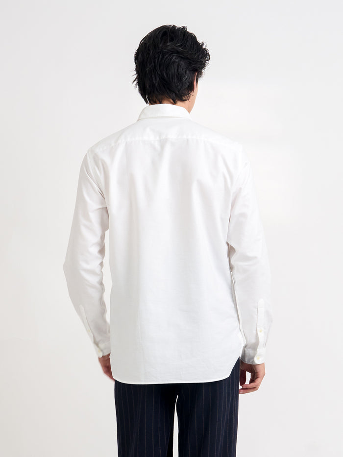 Brook Button Down Shirt Brecon Oxford White