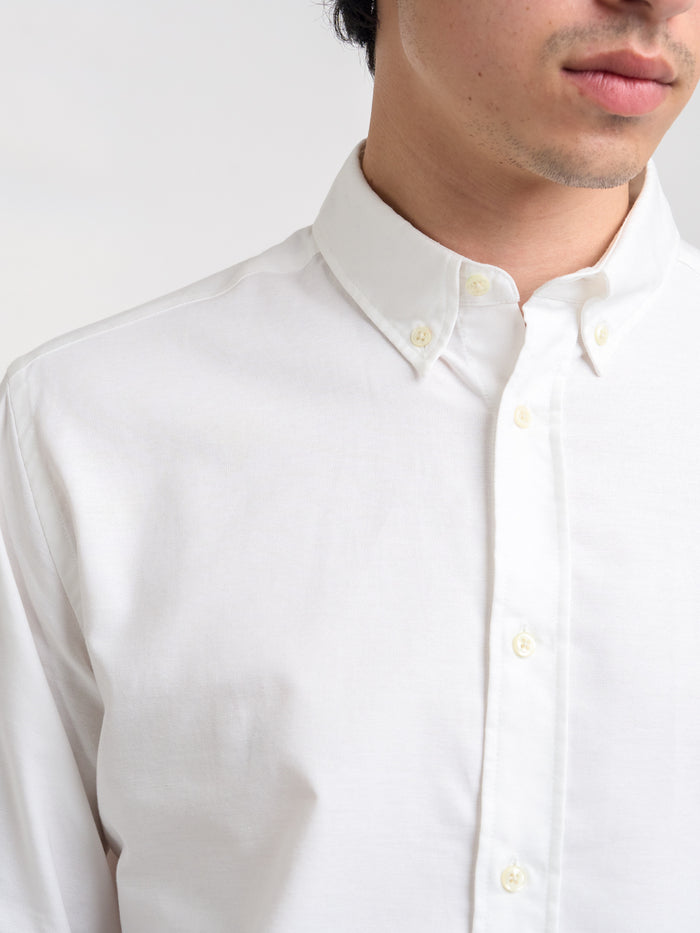 Brook Button Down Shirt Brecon Oxford White