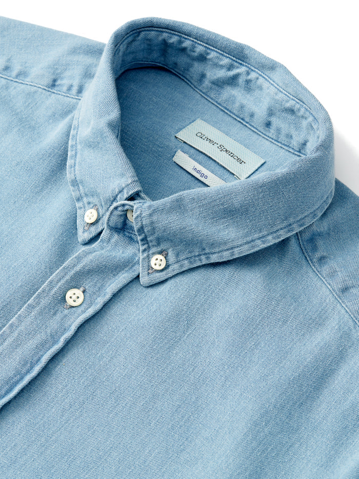 Brook Shirt Mullins Denim Indigo Light
