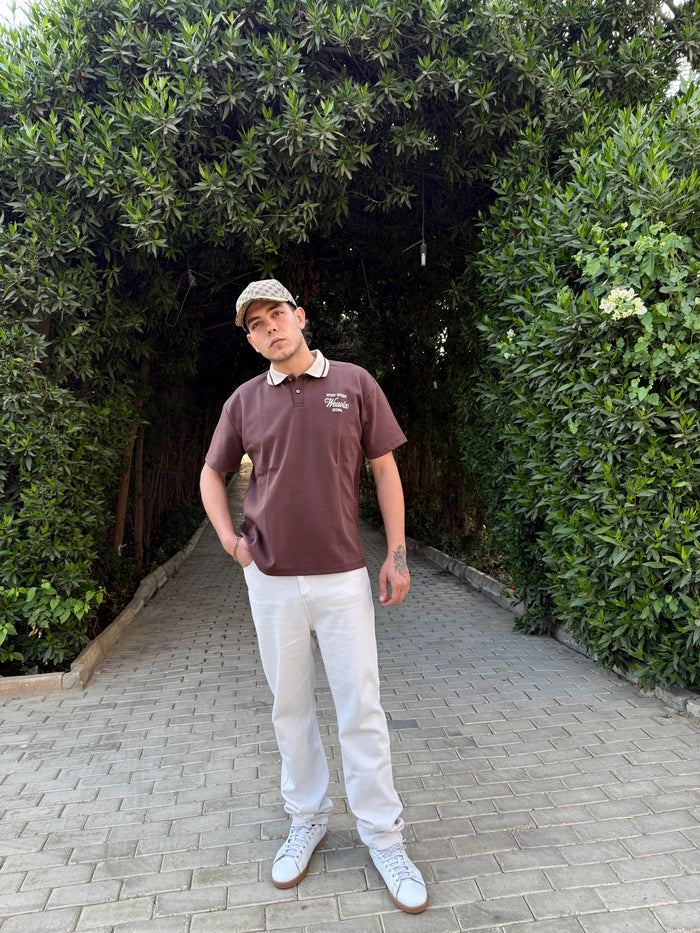 Brown Line Polo