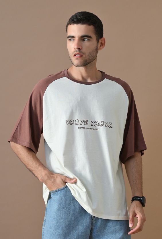 Brown Oversized Fit Men's Oversized T-Shirts for Men