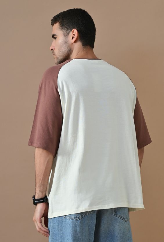 Brown Oversized Fit Men's Oversized T-Shirts for Men