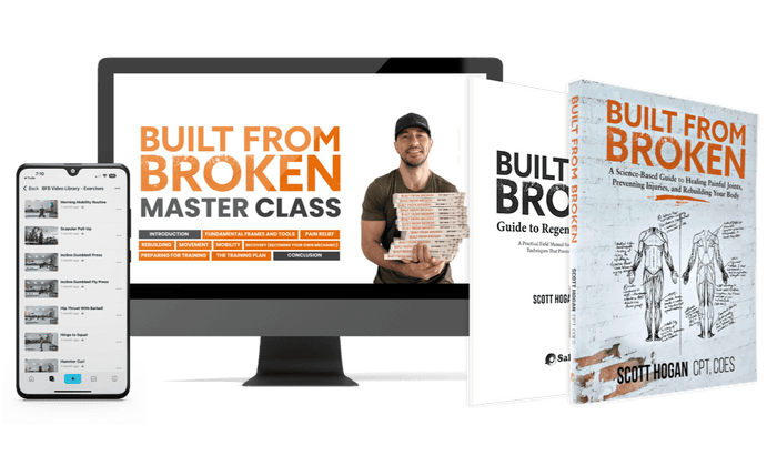 BUILT FROM BROKEN RECOVERY SYSTEM (Book, Video Library, Master Class, & Regenerative Therapies Guide) SaltWrap