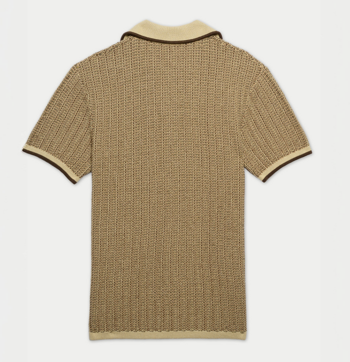 Chocolate Marled Polo