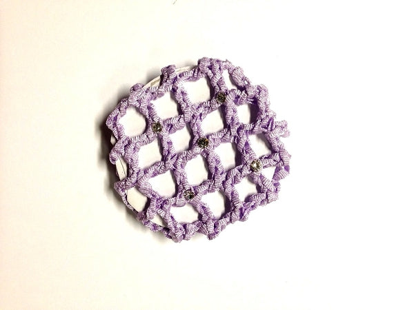 CJ Merchantile Sm. Rayon Bun Cover w/5 Rhinestones, BC03