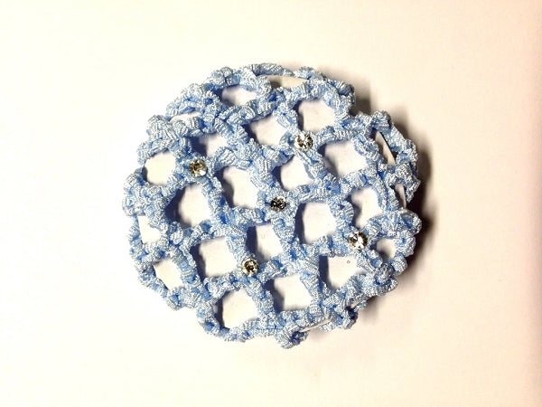 CJ Merchantile Sm. Rayon Bun Cover w/5 Rhinestones, BC03