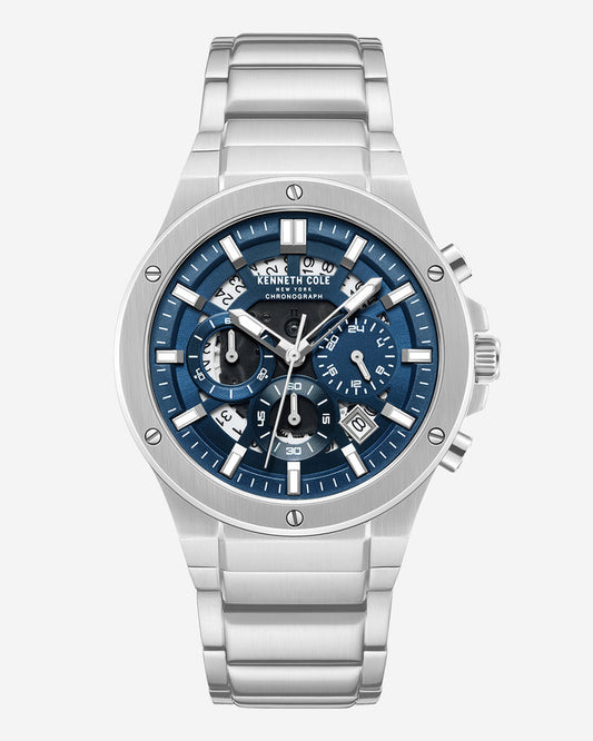Classic Bracelet Watch With Date Disc