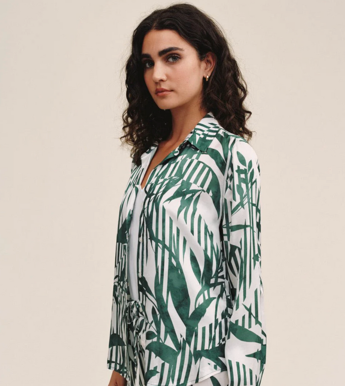 Classic Button Down - Palm Paradise