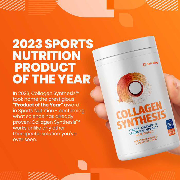 COLLAGEN SYNTHESIS - Collagen Peptides for Tendon, Ligament, & Cartilage Support SaltWrap