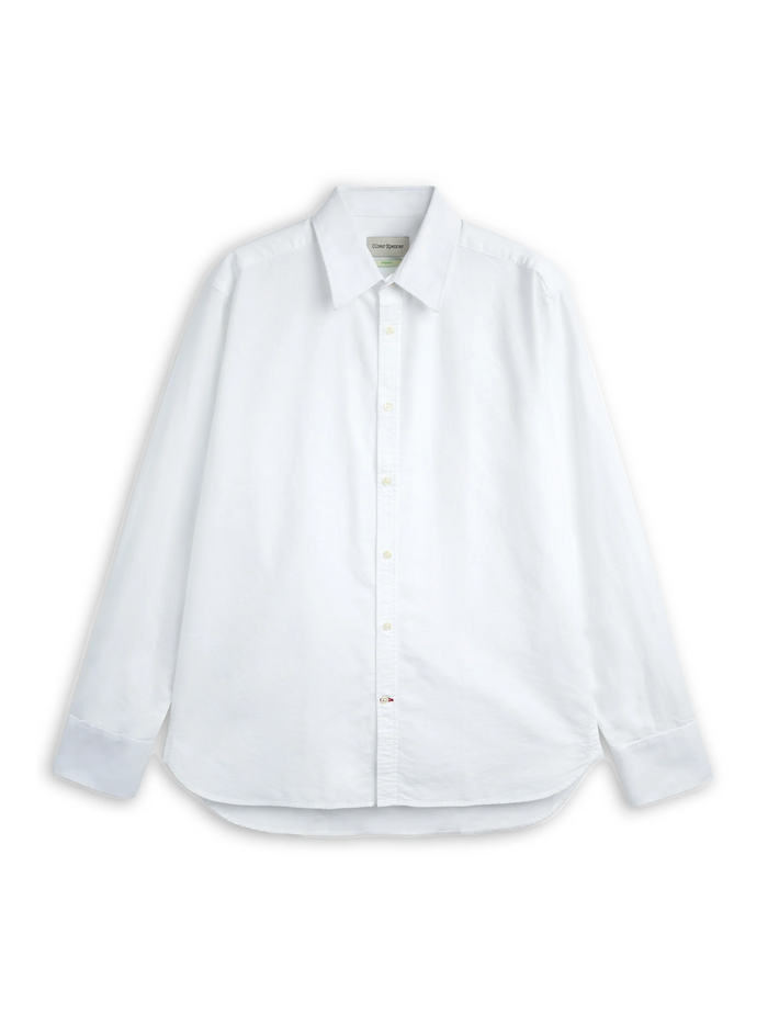 Conduit Classic Shirt Brecon Oxford White (Double Button Cuff)