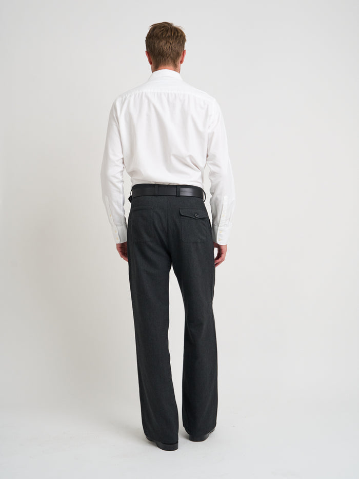 Conduit Classic Shirt Brecon Oxford White (Double Button Cuff)