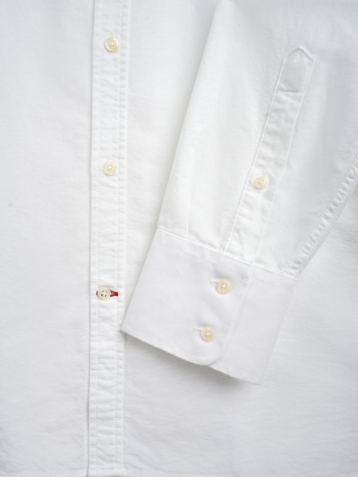 Conduit Classic Shirt Brecon Oxford White (Double Button Cuff)