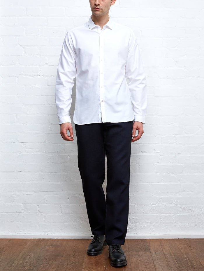 Conduit Classic Shirt Brecon White (Single Button Cuff)