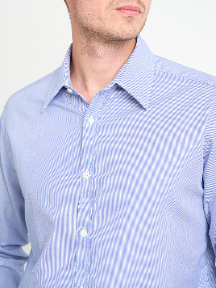 Conduit Classic Shirt Collins White/Blue