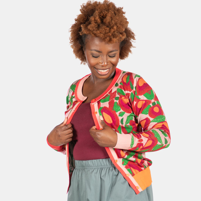 Conversation Cardi - Orange