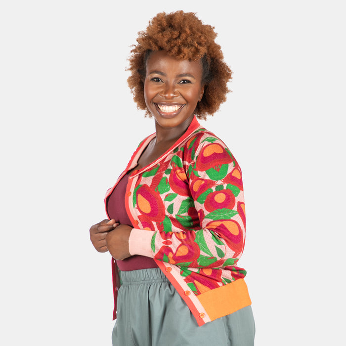 Conversation Cardi - Orange