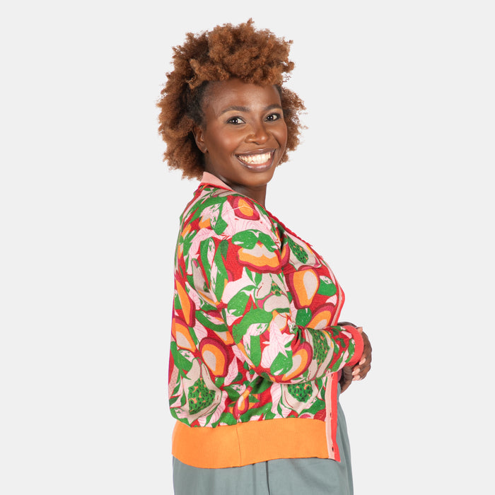 Conversation Cardi - Orange