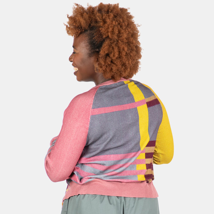 Conversation Cardi - Purple