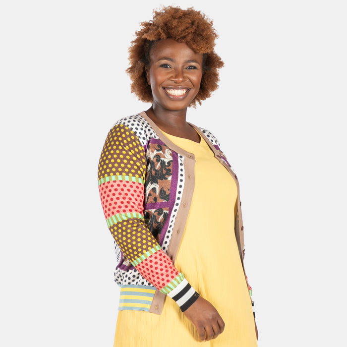 Conversation Cardi - White