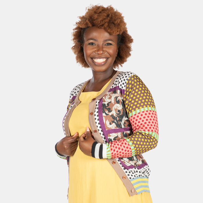 Conversation Cardi - White
