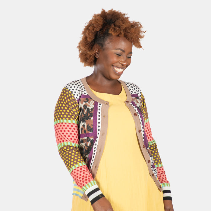 Conversation Cardi - White