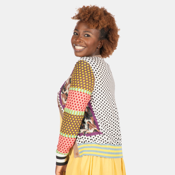 Conversation Cardi - White