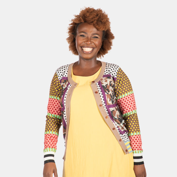 Conversation Cardi - White