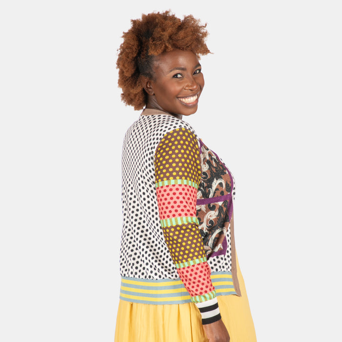 Conversation Cardi - White