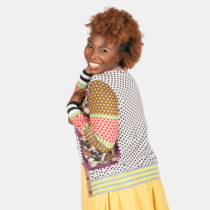Conversation Cardi - White