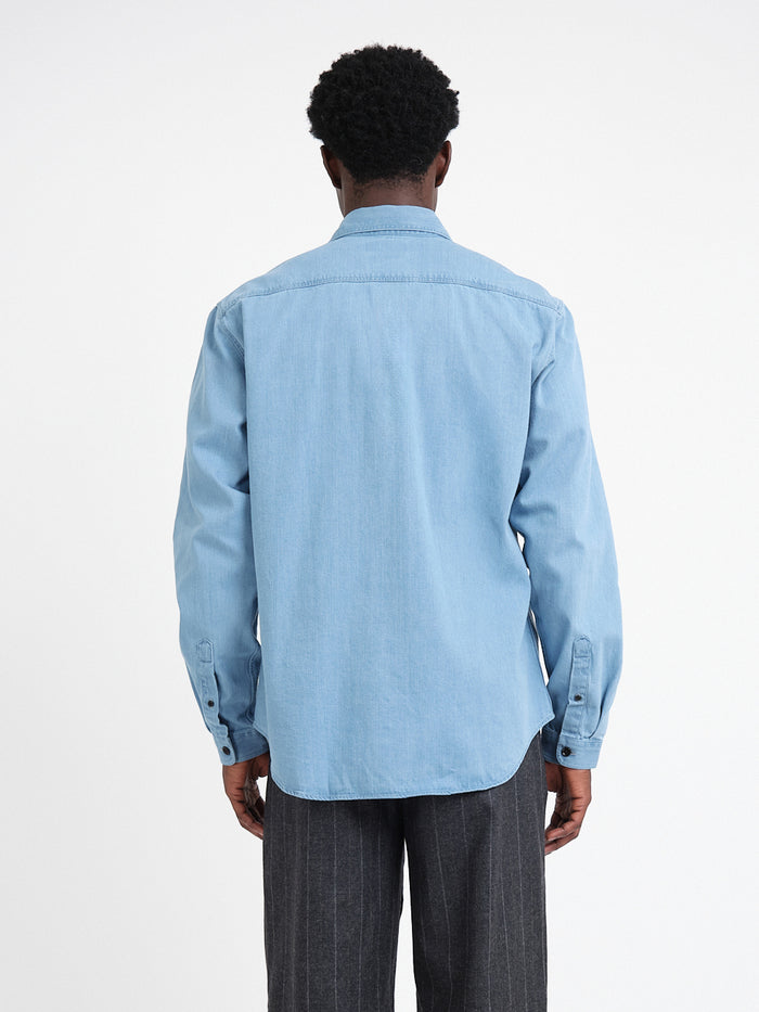 Corby Shirt Mullins Denim Indigo Light