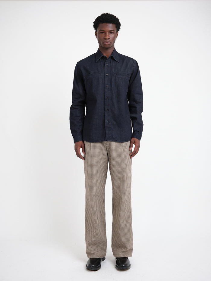 Corby Shirt Mullins Denim Indigo Rinse
