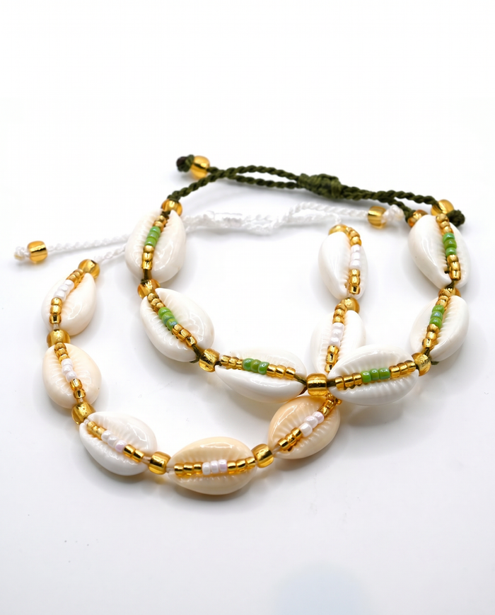 Cowrie Shell with Miyuki Beads Bracelet