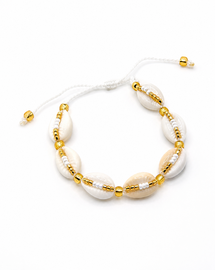 Cowrie Shell with Miyuki Beads Bracelet
