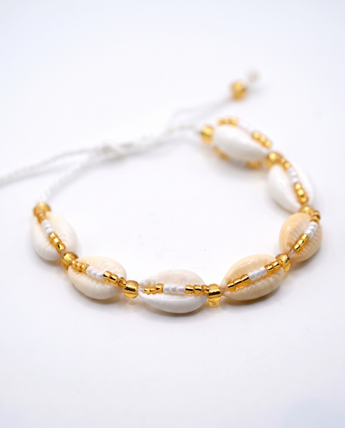 Cowrie Shell with Miyuki Beads Bracelet