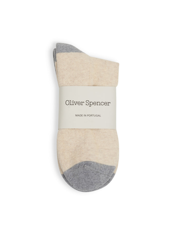 Crew Socks Monro Cream/Grey