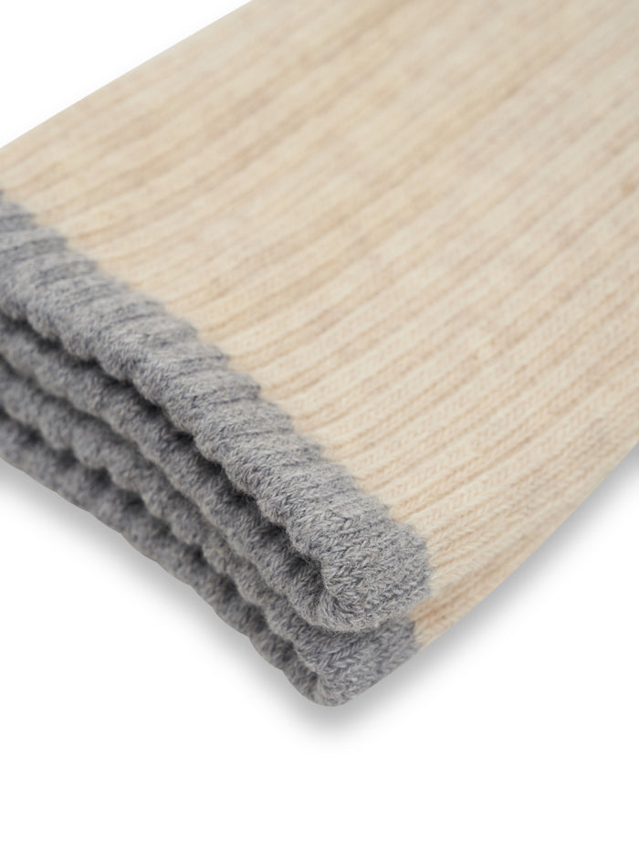 Crew Socks Monro Cream/Grey