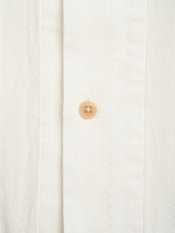 Cuban Short Sleeve Shirt Davey White